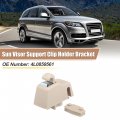 Uxcell Sun Visor Support Clip Retainer For Volkswagen Touareg 2011-2018 No 4l0859561 Holder Bracket Hanger Plastic Beige Anti