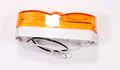 4 In Led Duo Clearance Fender Side Marker Lights With Reflex 2 Red And Amber For Truck Trailer Sae Approved Dot Compliant 