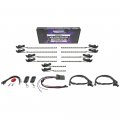 Ledglow 10pc Bluetooth Advanced Million Color Led Motorcycle Accent Underlow Lighting Kit Smartphone App Dual Zone Brake Lights