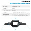 Wsays Tow Hitch Light Kit 2pcs 3 Led Pods With 2 5 Mounting Brackets And Wiring Harness Reverse Backup Lights Off-road Driving