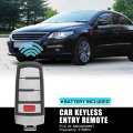 X Autohaux 2pcs Replacement Keyless Entry Remote Car Key Fob 315mhz Nbg009066t For Volkswagen Passat 2006-2013 Cc 2009-2015