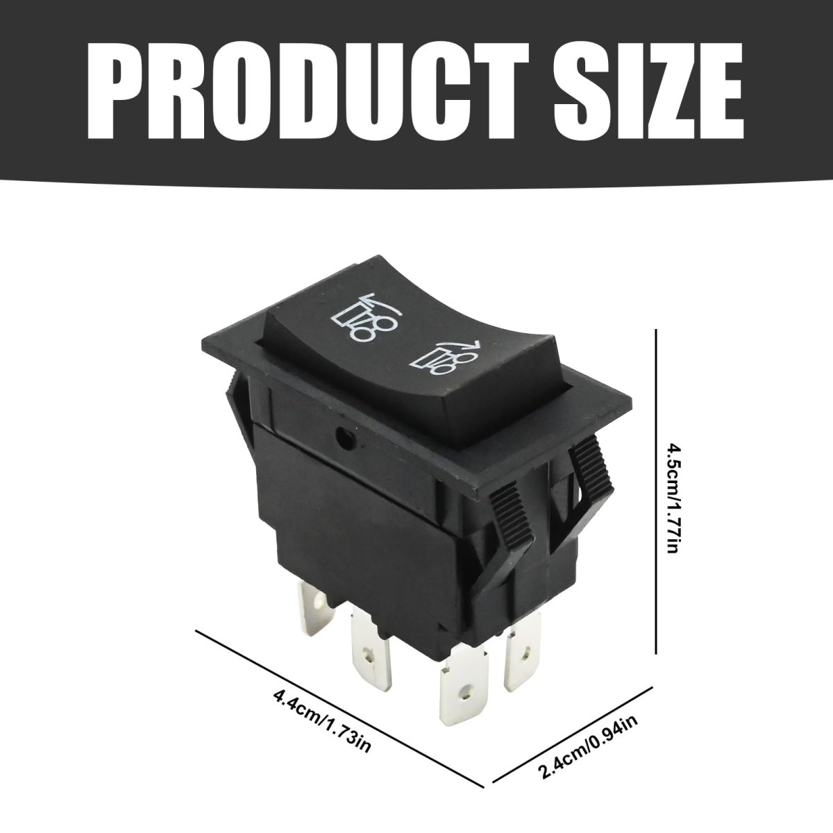 Am116712 Hydraulic Bed Box Lift Toggle Rocker Switch For John Deere Gator 1445 1735 850d 550 855d 625i 825i 6x4 4x4 Cs Replaces