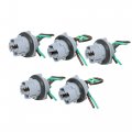 5 Pcs T20 W21w 7440 Led Bulb Socket Car Light Harness Wire 