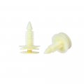100 Pcs Car Retainer Clips Plastic Fasteners Kit Fender Rivets Kits Auto Push Pin Yellow 