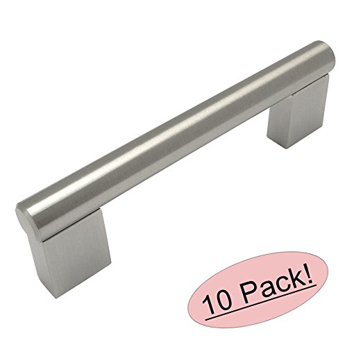 *10 Pack* Cosmas Cabinet Hardware Satin Nickel Contemporary Bar Pull  #377-192SN