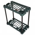 Garden Tool Organizer 23-inch Utility Rack Holds Up 30 Yard Tools To Maximize Floor Space Garage Storage And Organizers By 