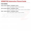 Vipmotoz Full Led Strip Side Marker Lights Fender Parking Lamps Compatible With 2019-2023 Bmw 3 Series G20 330e 330i 430i M340i