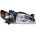 Headlight Assembly Pair For Toyota Corolla 1998 1999 2000 Clear Lens Black Housing Amber Reflector Front Driver And Passenger 