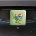 Santa Hat Rainforest Christmas Tree Frog Tow Trailer Hitch Cover Plug Insert 