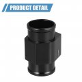 X Autohaux 1 Set 36mm Universal Aluminum Water Temp Temperature Joint Pipe Sensor Gauge Radiator Hose Adapter With Clamps