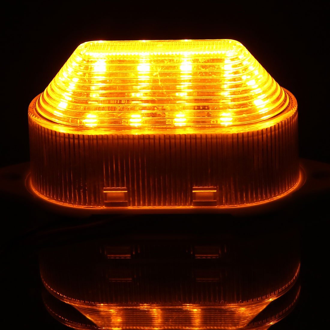 Led Warning Light Bulb Flashing Industrial Signal Tower Lamp Dc 12v 2w Yellow Lte-5051