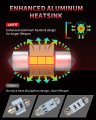 Lasfit 28mm Led Festoon 29mm 30mm 641 6614f 6612f Ts-14v1cp Dome Map Trunk Cargo Light Bulb 6000k White Pack Of 2
