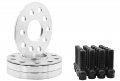 Venum Wheel Accessories 4 Pc Staggered 5x100 112 Hub Centric Spacers 5 Mm 15 Black Ball Seat 14x1 5 Lug Bolts For Volkswagen 
