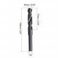 Uxcell 16mm Reduced Shank Drill Bit Hss 6542 Black Oxide With 1 2 Inch Straight