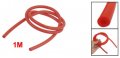 Uxcell 4mm Inner Dia 8mm Outside 1m Long Red Silicone Vacuum Hose Tubing