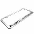 Ipick Image Compatible With Ford F-150 Lightning Mirror Chrome Metal License Plate Frame