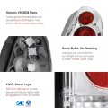 Passenger Side Amber Lens Oe-style Chrome Bezel Right Tail Light Housing Lamp Assembly Replacement For 2005-2006 Nissan Altima