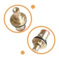 Veemoon 4pcs Angle Valve Spool Thicken Copper Shunt