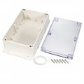 Uxcell 230x150x87mm 9 06x5 91x3 43inch Wateproof Electronic Abs Plastic Diy Junction Project Box Enclosure Case Outdoor Indoor