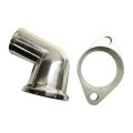 Premium 15a Swivel Polished Water Neck Thermostat Housing Compatible For Chevrolet Sbc Bbc Small Block Big Chevy Engines 283