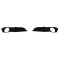 Fog Light Bezel Pair For Chrysler Town And Country 2011 To 2016 Front Driver Passenger Side With Lights Replaces 68100707aa 