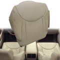 Perforated Tan Front Driver Side Bottom Microfiber Leather Seat Cover Replacement For Lexus Ls430 2001 2002 2003 2004 2005 2006 