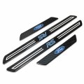 Ipick Image For Ford Focus Rs Real Carbon Fiber 4 Pcs Universal Door Sill Step Protector Guard Decal Plates