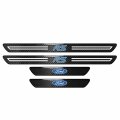 Ipick Image For Ford Focus Rs Real Carbon Fiber 4 Pcs Universal Door Sill Step Protector Guard Decal Plates