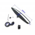 Grab Handle And Rear View High Impact Mirror For Utv Polaris Rzr Xp 1000 900 800 Fits 1 75 In Roll Bars Black Plastic