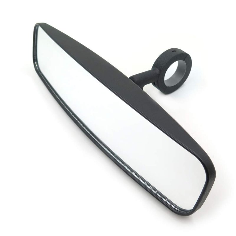 Grab Handle And Rear View High Impact Mirror For Utv Polaris Rzr Xp 1000 900 800 Fits 1 75 In Roll Bars Black Plastic