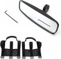 Grab Handle 1 75 Rear View High Impact Mirror For Utv Polaris Rzr Xp 1000 900 800 
