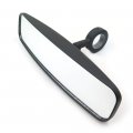 Grab Handle And Rear View High Impact Mirror For Utv Polaris Rzr Xp 1000 900 800 Fits 1 75 In Roll Bars Black Plastic