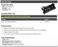 Front Valve Cover Black With Gasket Compatible 2003-2007 Nissan Murano 3 5l V6