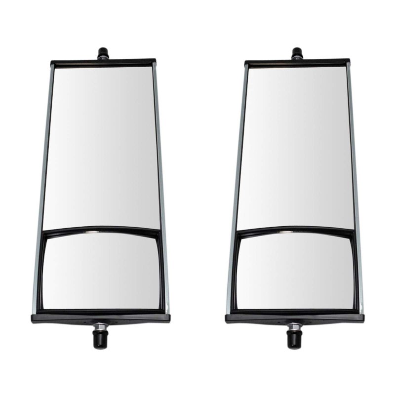 Door Mirror Set 16x6 5 Inch West Coast Style Manual Adjustment Mechanics Choice For 1991-2006 Freightliner Fld112