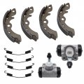 M Mati Front Brake Wheel Cylinders Shoes Kit For Suzuki Lt230 Lt250 Ltf230 1985-1987 52400-54321 54400-41850