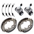 M Mati Front Brake Wheel Cylinders Shoes Kit For Suzuki Lt230 Lt250 Ltf230 1985-1987 52400-54321 54400-41850