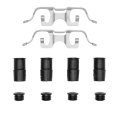 Disc Brake Hardware Kit For Mercedes Benz Glc300 2016 To 2023 Front Position Alx Pau Df 340 63065 Cla6 Standard Black Plastic 