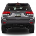 Jeep Grill Logo Outline Black Metal License Plate Frame Official Licensed 12 In X 6 Universal Fit For Car Suv Truck With Screw