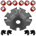 Caltric Face Drive Moveable Plate Damper And Roller Compatible With Arctic Cat Prowler Xt 700 2009 2015 2016 2017