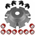 Caltric Face Drive Moveable Plate Damper And Roller Compatible With Arctic Cat Prowler Xt 700 2009 2015 2016 2017