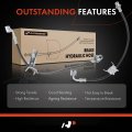 A-premium Front Brake Hydraulic Hose Compatible With Select Dodge And Chrysler Models Charger 2012-2014 Challenger 2012-2015