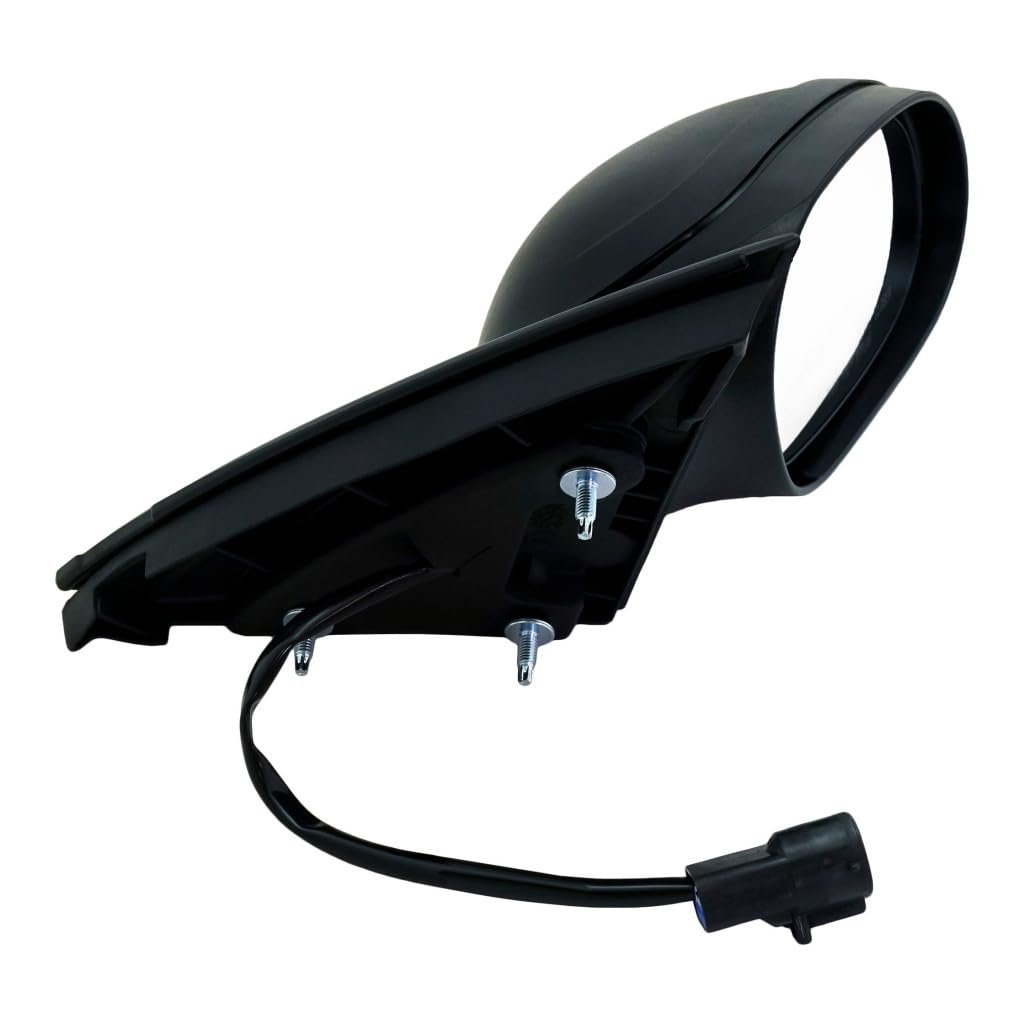Door Mirror For Ford Taurus 2000 To 2007 Passenger Side Textured Black Power Adjustment Non Heated Folding Replaces Fo1321194