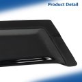 Window Visors Shade Sun Rain Wind Guard For Honda Cr-v 2007 2011 Black Plastic Side Deflectors 4 Piece Set Self Adhesive