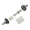 Fuel Filter 6mm Chrome Glass 