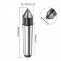 Uxcell Mt4 F115 Carbide Tipped Lathe Dead Center Morse Taper 4mt 60 Degree For Woodworking Woodturning Drill Tool Hard Alloy