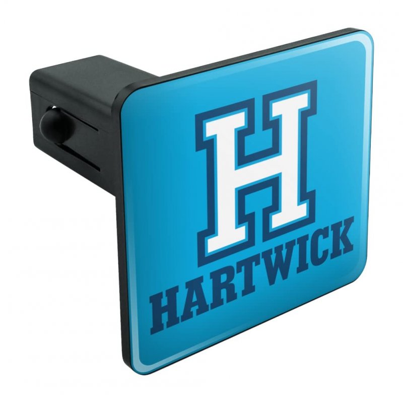 Hartwick College Secondary Logo Tow Trailer Hitch Cover Plug Insert 1 25 Durable Abs Plastic With Uv Resistant Resin Top 3 X In