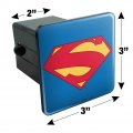 Superman New 52 Shield Logo Tow Trailer Hitch Cover Plug Insert