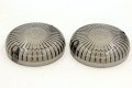 Smoke Turn Signal Lens For Yamaha Cruisers Front And Rear Mt274-003-sk 3 In Diameter Fits V Star 650 1100 Royal Road Max