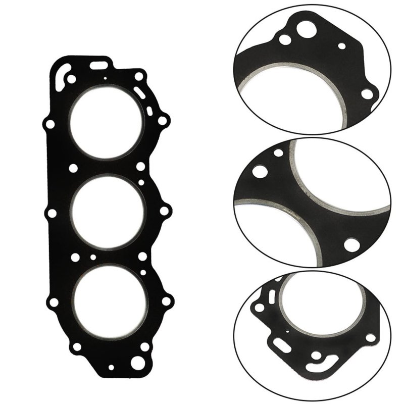 Head Gasket Replacement For Yamaha 40 50hp 3 Cylinder Part Numbers 63d-11181-a1-00 63d-11181-a0-00 506-08 Multi Layered Metal