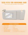 Ocpty Left Driver Side Sun Visor With Sunroof Fit For 2009 2010 2011 2012 2013 2014 2015 2016 Toyota Venza 74320-0t022-b1
